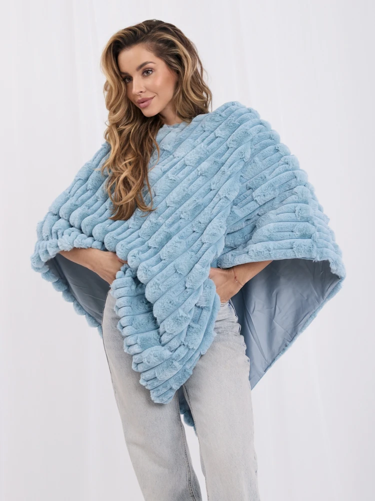 Poncho-AT-PN-2347.16 -mietowy