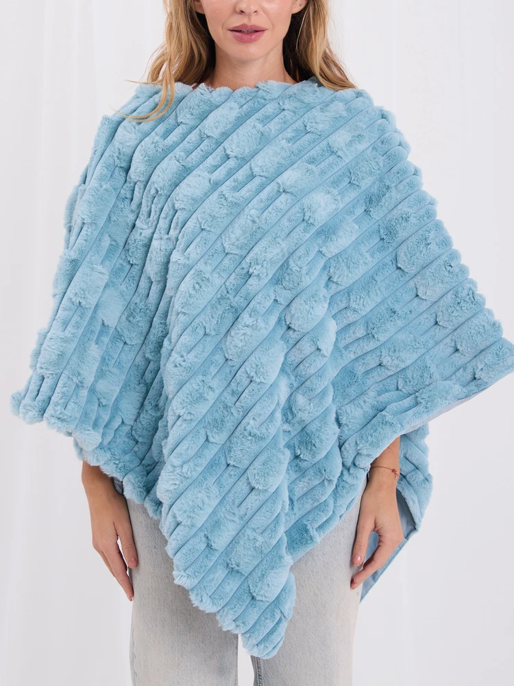Poncho-AT-PN-2347.16 -mietowy