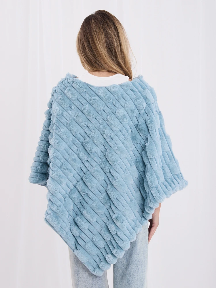 Poncho-AT-PN-2347.16 -mietowy