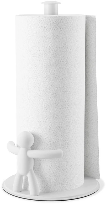 Popierinių rankšluosčių laikiklis 19 × 18 × 34, baltas HOLDER BUDDY
