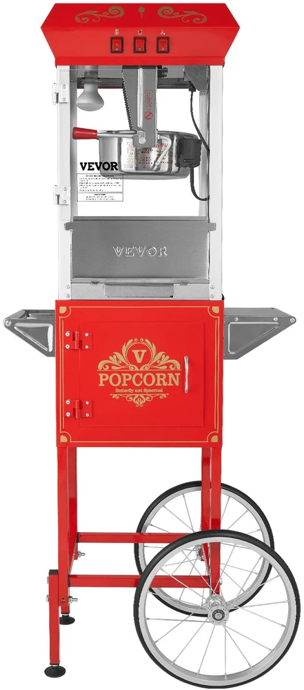 VEVOR Spragėsių gaminimo aparatas su vežimėliu 850W