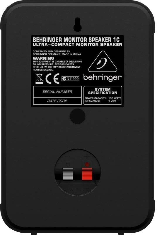 Kompiuterio kolonėlės Behringer 1C-BK garso kolonėlė 2 krypčių Juoda Vielinis 100 W