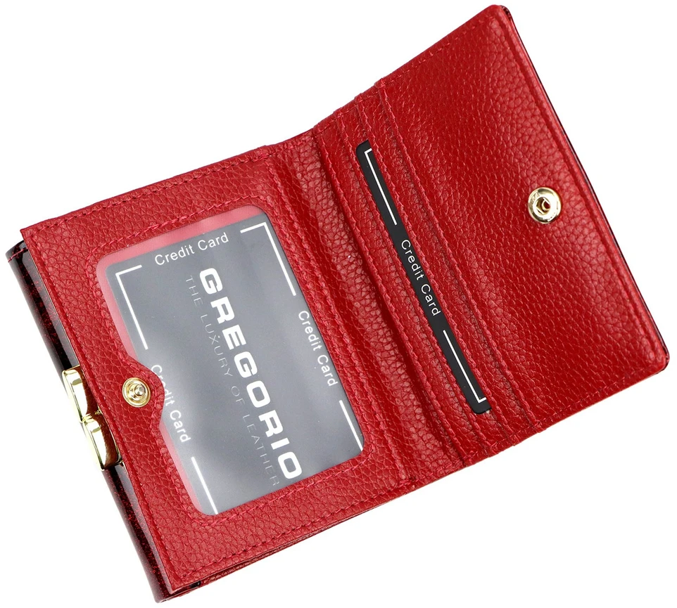 Portfel damski Gregorio FRL-132 w kwiaty su biglem