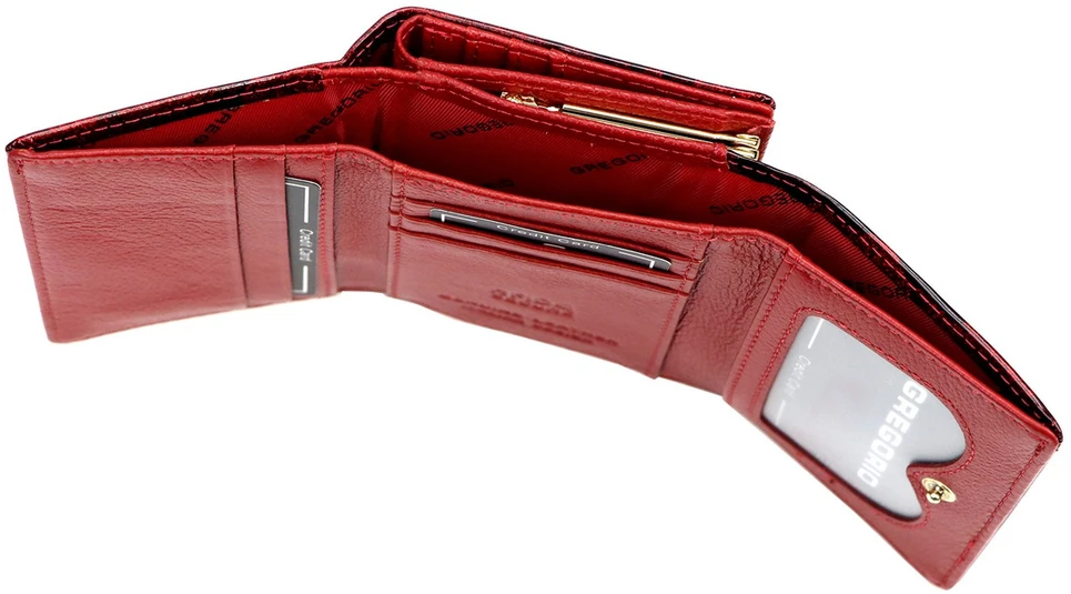 Portfel damski Gregorio FRL-132 w kwiaty su biglem