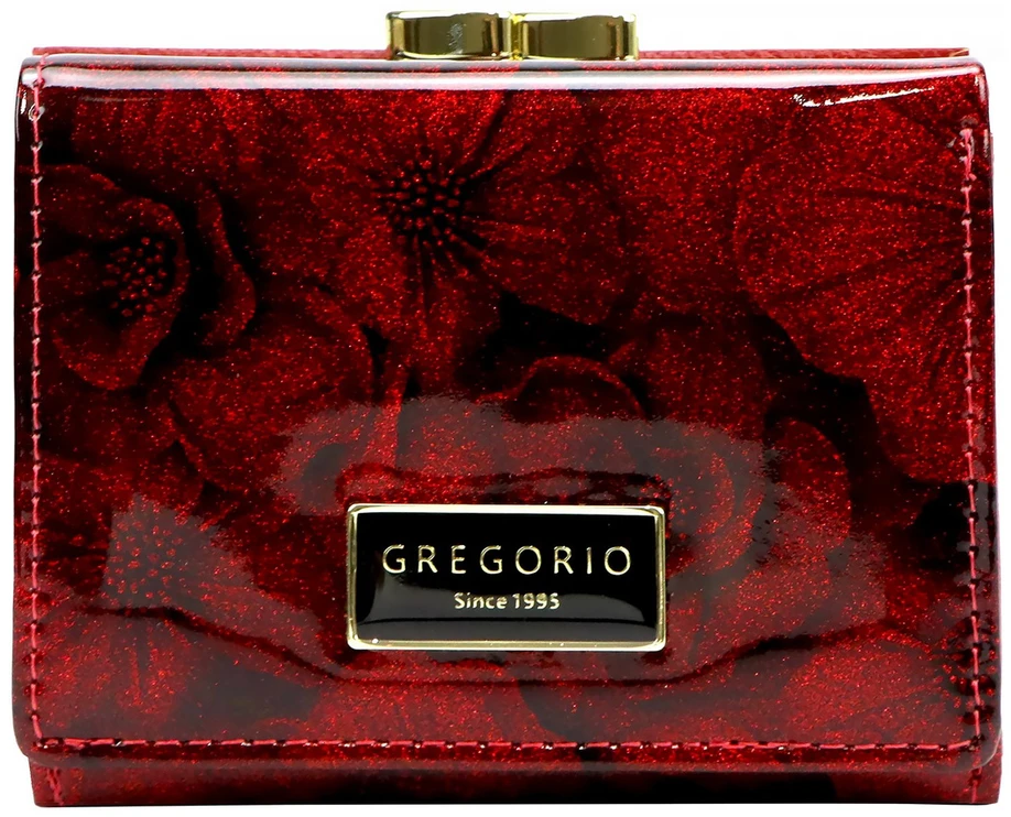 Portfel damski Gregorio FRL-132 w kwiaty su biglem