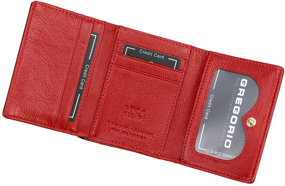 Portfel damski Gregorio FRL-132 w kwiaty su biglem