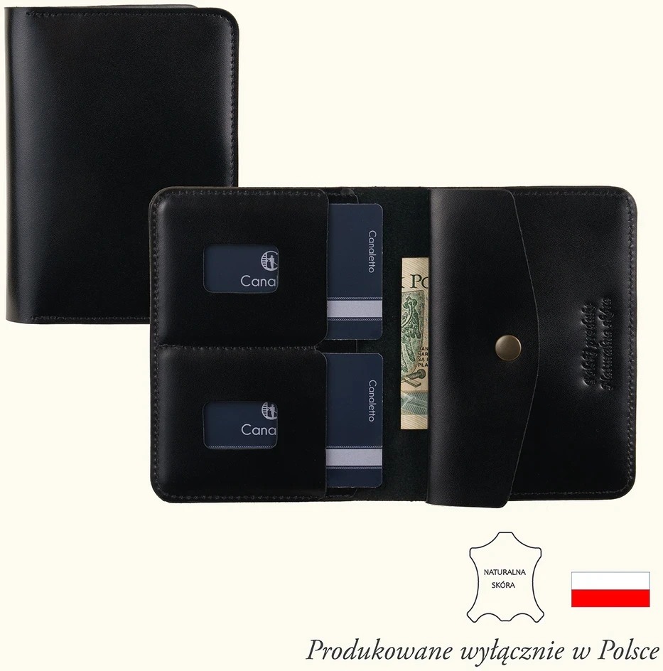 Vyrų piniginė Canaletto Slim, blizgi oda PM66-01s147