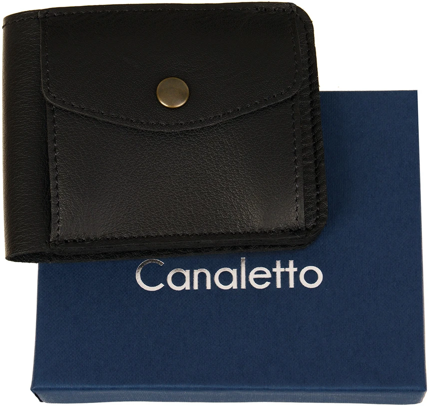 Portfel skórzany Canaletto Slim na zatrzask PM2452s246