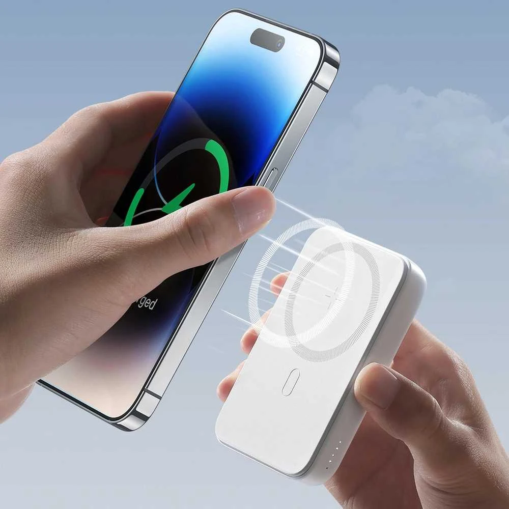 Išorinė baterija Power Bank Joyroom JR-W020 20W MagSafe 10000mAh balta