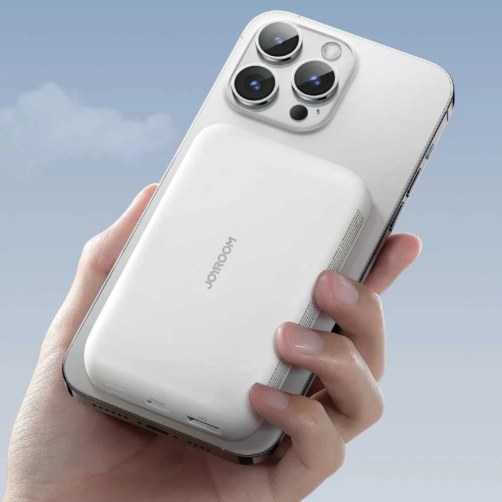 Išorinė baterija Power Bank Joyroom JR-W020 20W MagSafe 10000mAh balta