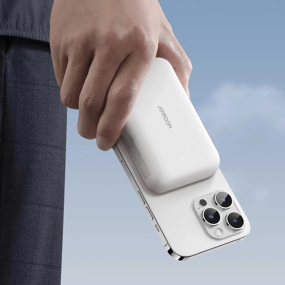 Išorinė baterija Power Bank Joyroom JR-W020 20W MagSafe 10000mAh balta