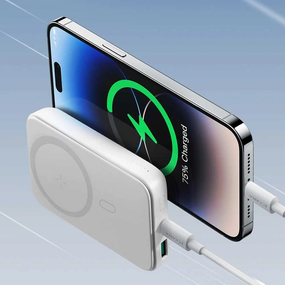 Išorinė baterija Power Bank Joyroom JR-W020 20W MagSafe 10000mAh balta