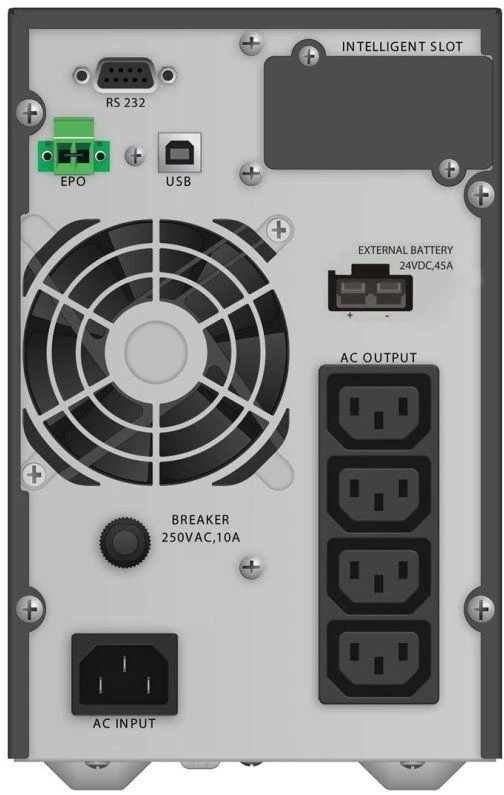 POWER WALKER UP:S ON-LINE VFI 1000 TGB (4X IEC, USB/RS232, LCD, EPO, TOWER)