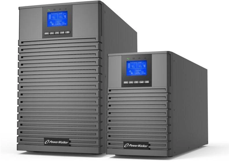 POWER WALKER UPS ON-LINE VFI 3000 ICT IOT PF1 1/1 FAZĖS, 3000VA, USB/RS232, 8X IEC C13 + 1X C19, C120EPO