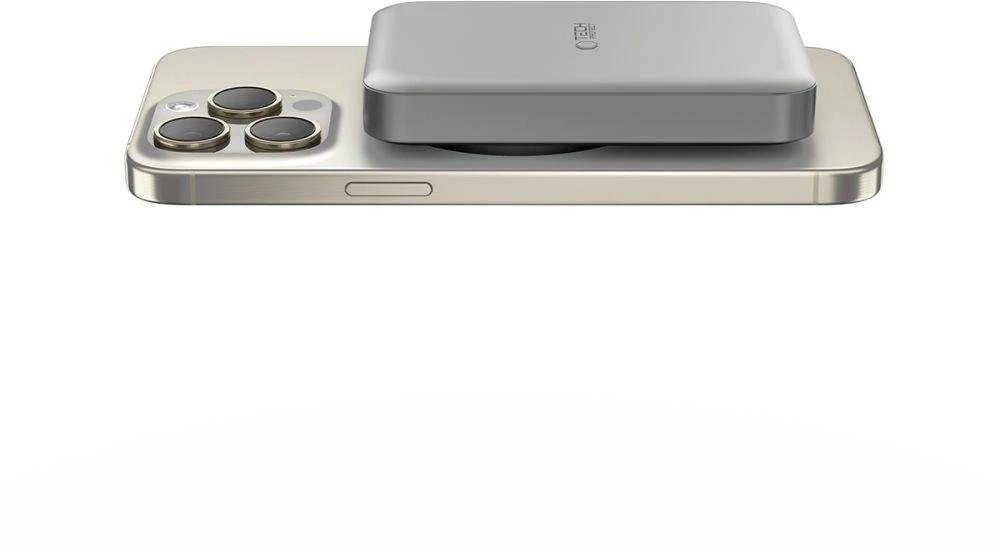 Magnetinis maitinimo blokas 10000mAh 15W USB-C Tech-Protect LifeMag PB11 MagSafe Titanium