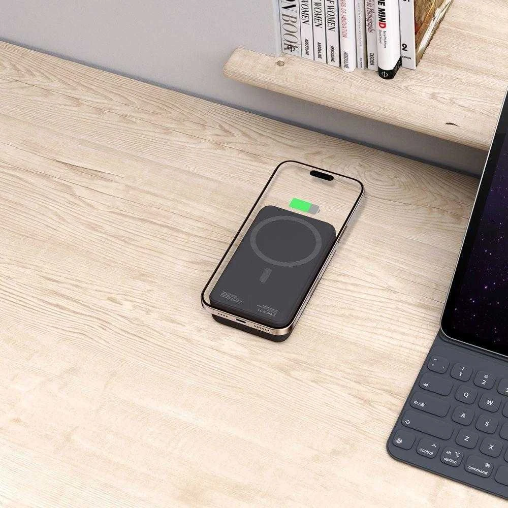 Powerbank Tech-Protect PB12 LifeMag MagSafe 20000MAH – juodos spalvos