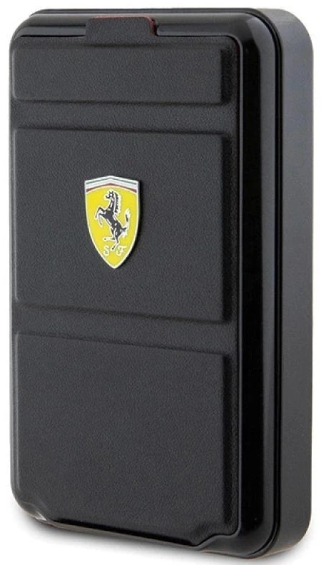 Ferrari Powerbank Wireless 15WFEPB10MSPLEK 10000 mAh with stand function juodos spalvos Metal Logo MagS
