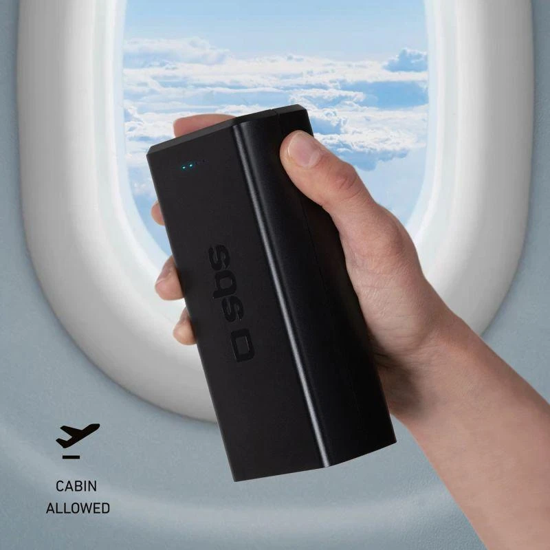 Powerbankas SBS TTBB30000PD20K 30000 mAh 2 x USB-C 2 x USB-A - juodas