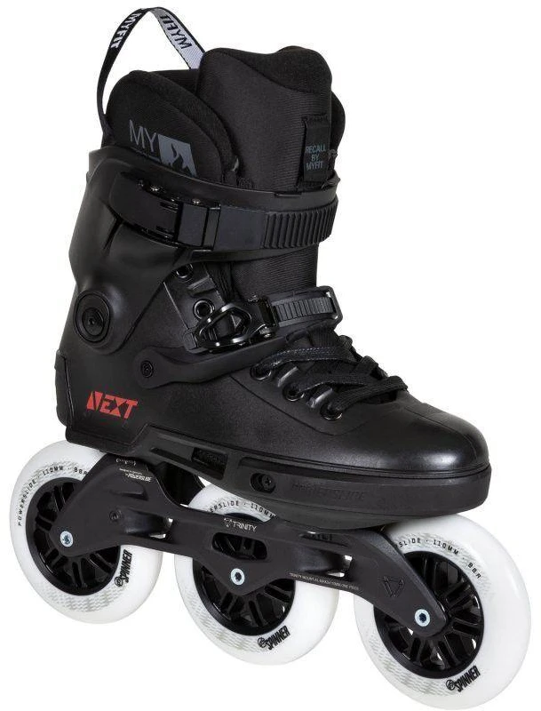 Riedučiai Powerslide Next Core Juodas 110 Trinity - 38/39