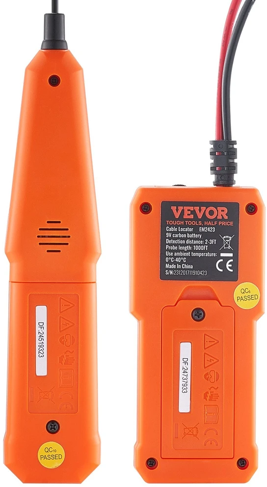 VEVOR Požeminis kabelių ieškiklis iki 91 cm gylio