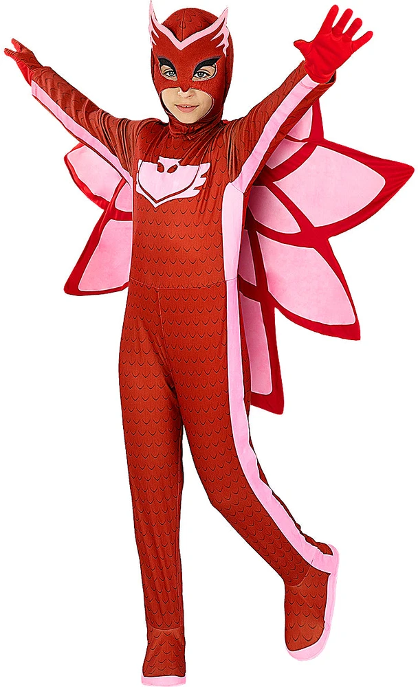 Prabangus Alutės (Owlette) kostiumas mergaitėms – „Pižamų herojai“ (PJ Masks)