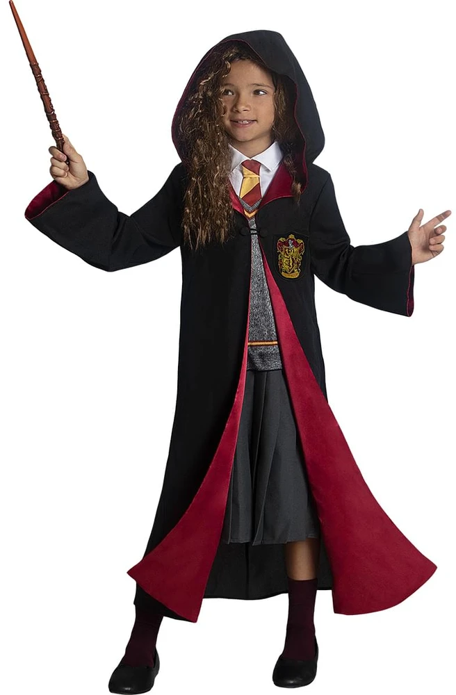 Prabangus Hermionos Įkyrėlės (Hermione Granger) kostiumas mergaitėms – Haris Poteris