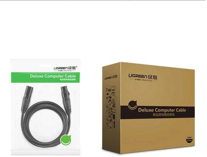 XLR lizdas XLR kištukinis kabelis UGREEN 20710B - 2m (juodas)