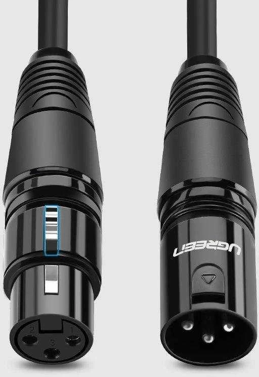 XLR lizdas XLR kištukinis kabelis UGREEN 20710B - 2m (juodas)