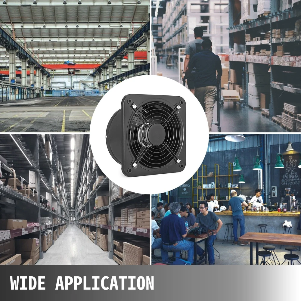 Ventiliatorius VEVOR Metalinė ašinė ventiliatorė 250 mm