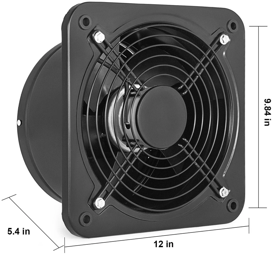 Ventiliatorius VEVOR Metalinė ašinė ventiliatorė 250 mm
