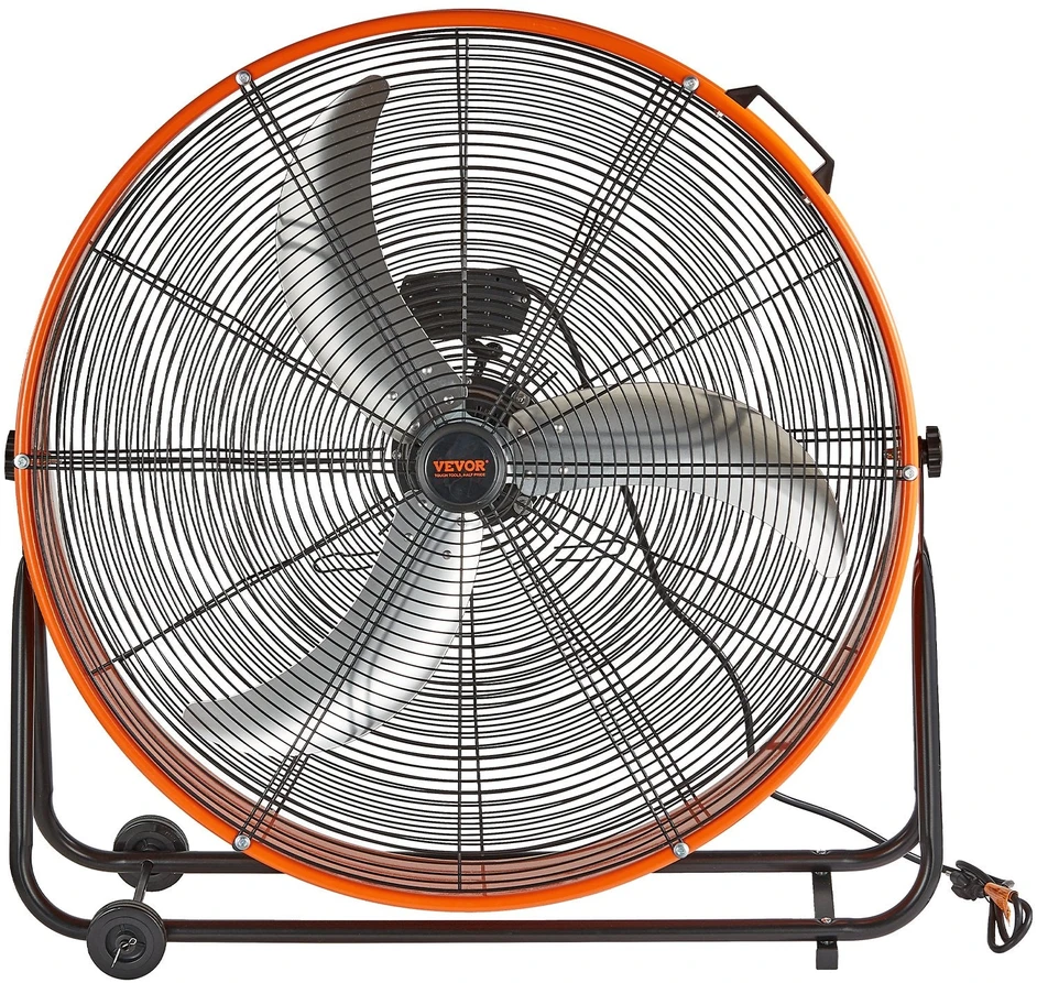 VEVOR Pramoninis būgninis ventiliatorius 76 cm 3 greičiai
