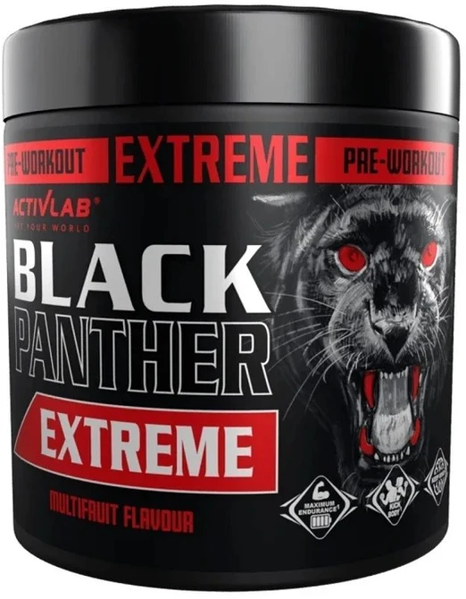Activlab Pre-workout papildas Juodas Panther Extreme 300g - Juodųjų serbentų skonis