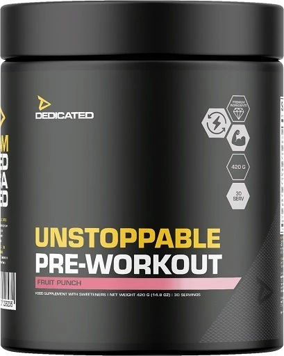 Pre-workout milteliai Dedicated Nutrition Unstoppable 420 g
