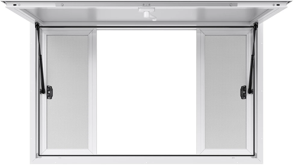 VEVOR Langas maistovežei 135x84 cm