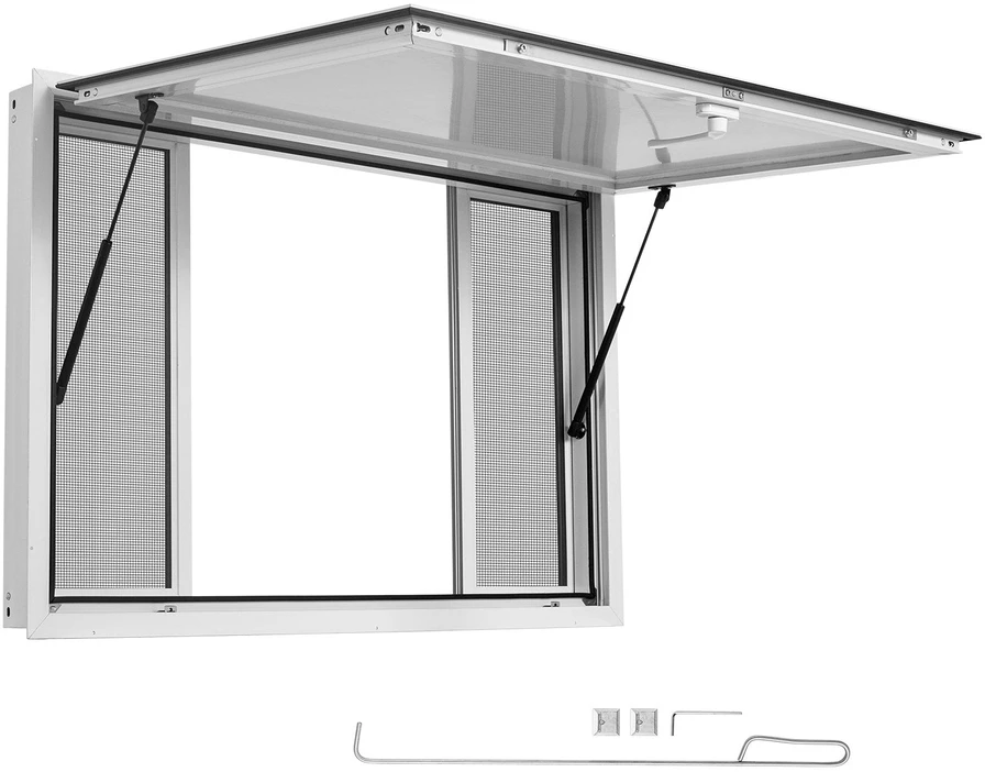 Prekybinis langas VEVOR FCBWCK45*30TLCS4, 1143x762 mm