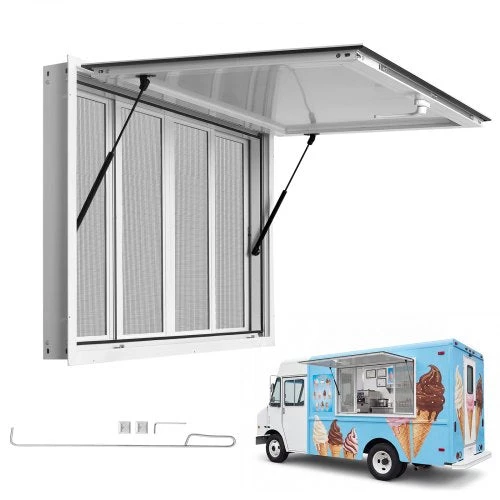 Prekybinis langas VEVOR FCBWCK45*30TLCS4, 1143x762 mm