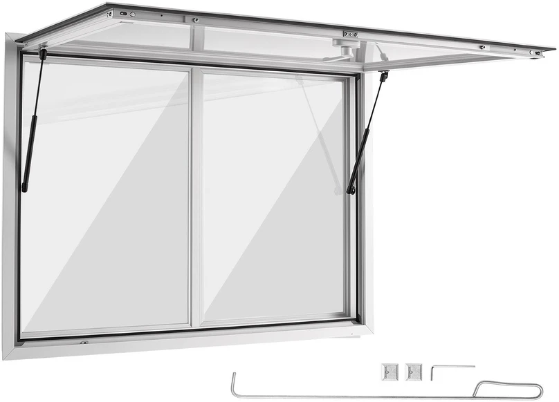 Prekybinis langas VEVOR FCBWCK4836TLYKL2, 1220x915 mm