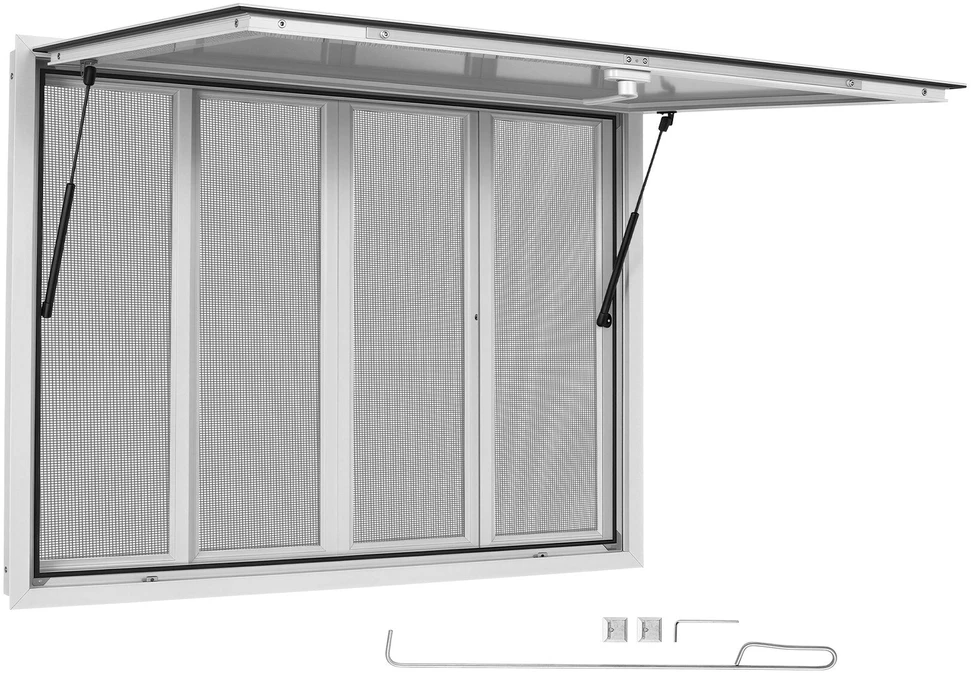 Prekybinis langas VEVOR FCBWCK48X36TLCS4, 1220x915 mm