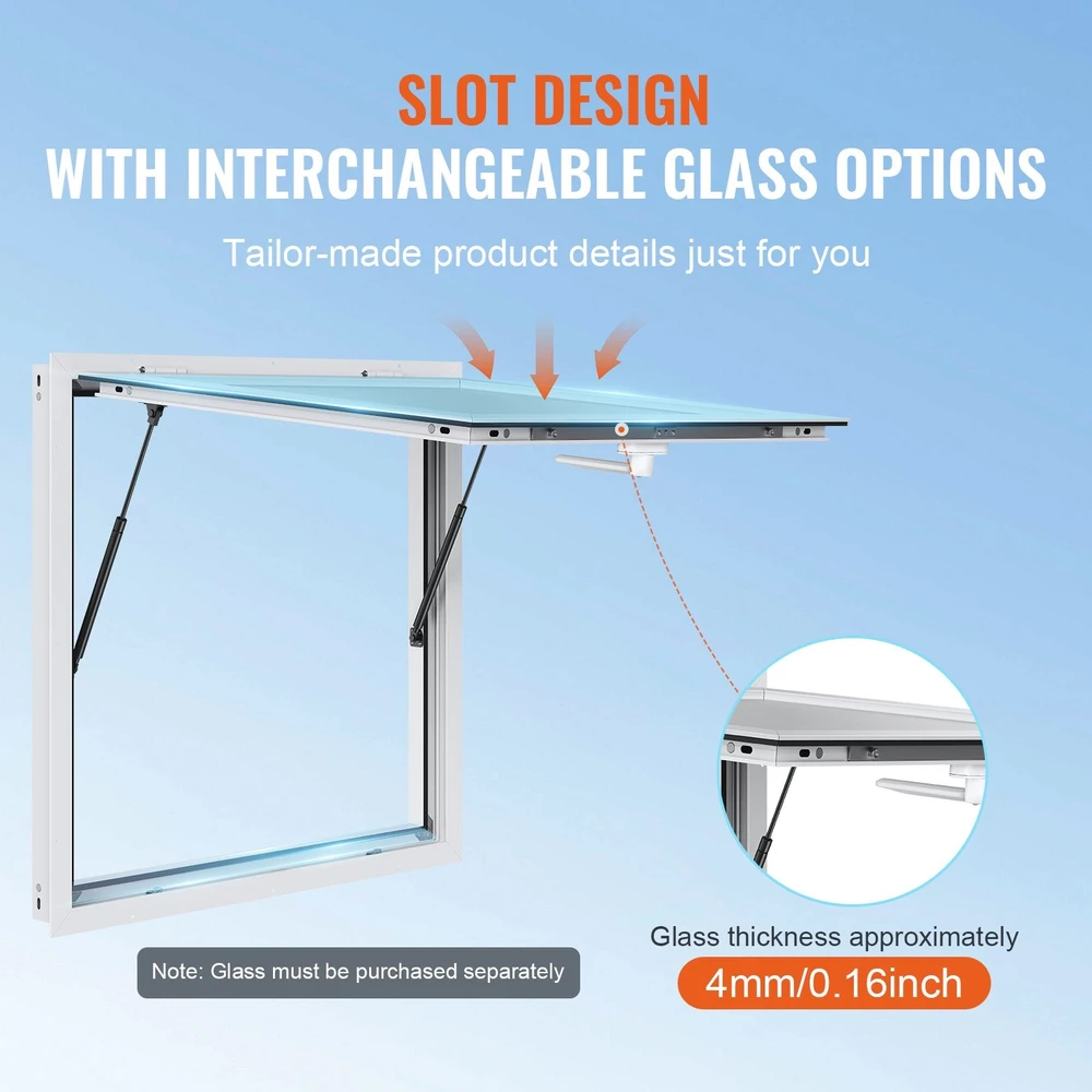 VEVOR 91cm x 91cm kiosko langinė su stogeliu