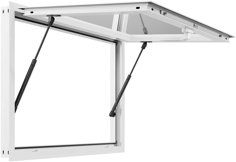 VEVOR 92x92 cm maisto langas su markize maisto sunkvežimiui