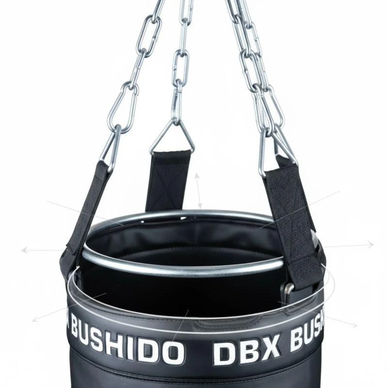 PREMIUM Bokso maišas - SBRX Juodas - Tuščias - 130cm | DBX Bushido