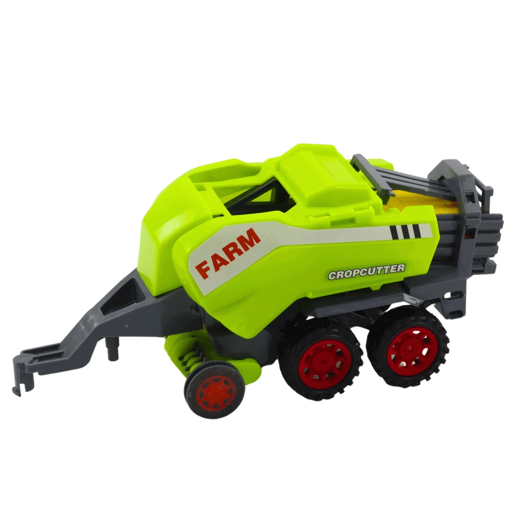 Lean Toys Traktorius su šieno presu
