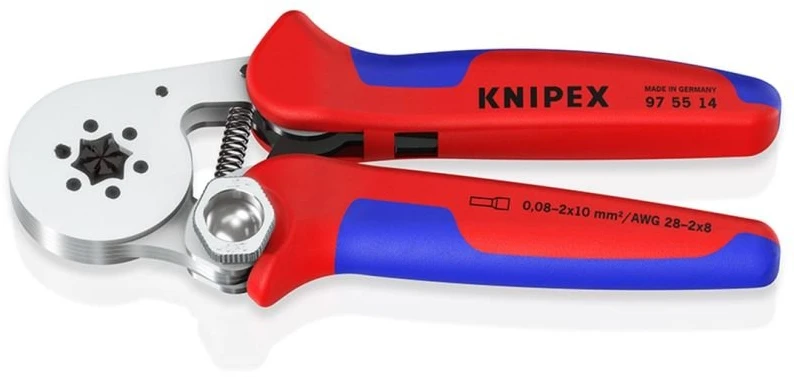 Antgalių užspaudimo replės su savaiminiu susireguliavimu KNIPEX 975514