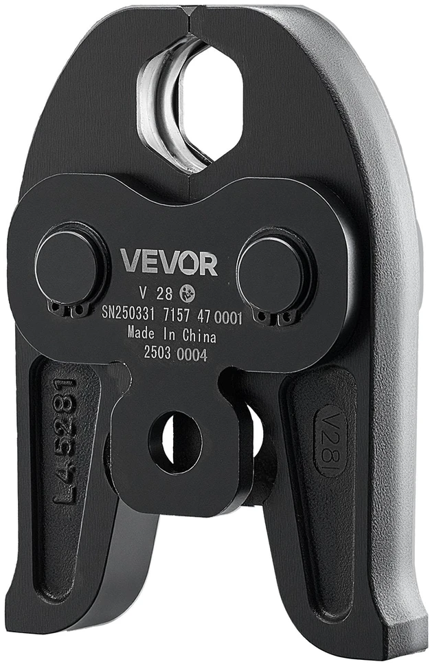 VEVOR V28 spaudimo žandikaulis nerūdijančiam plienui 28 mm