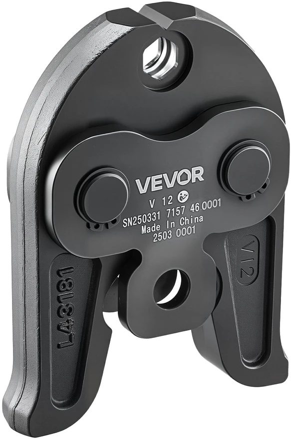 VEVOR 12 mm v12 spaudimo žandikaulis nerūdijančiam plienui