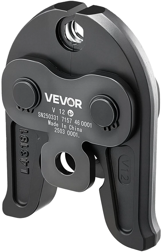 VEVOR 12 mm v12 spaudimo žandikaulis nerūdijančiam plienui