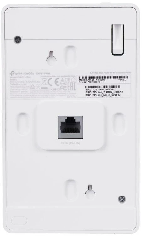 Ausinės Prieigos taškas TP-LINK EAP615-WALL