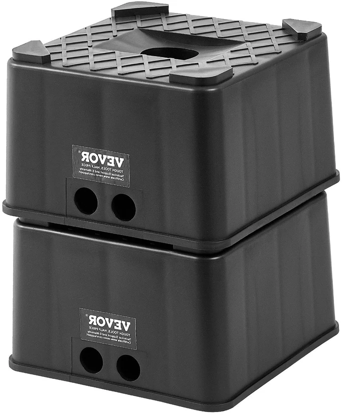 VEVOR Priekabos atraminiai blokai 2 vnt 152 mm 2.7 tonos