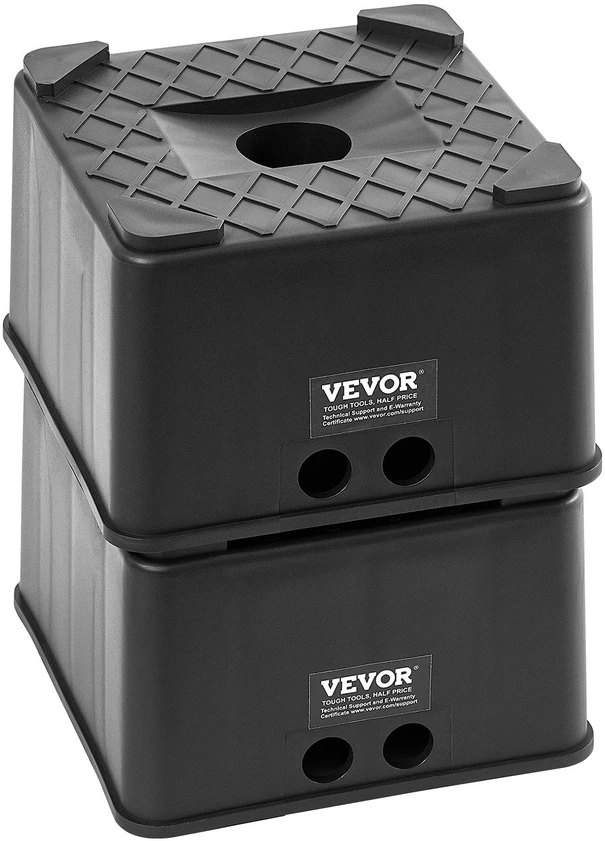 VEVOR Priekabos atraminiai blokai 2 vnt 152 mm 2.7 tonos