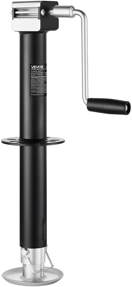 VEVOR 2267 kg priekabos domkratas su 381 mm eiga